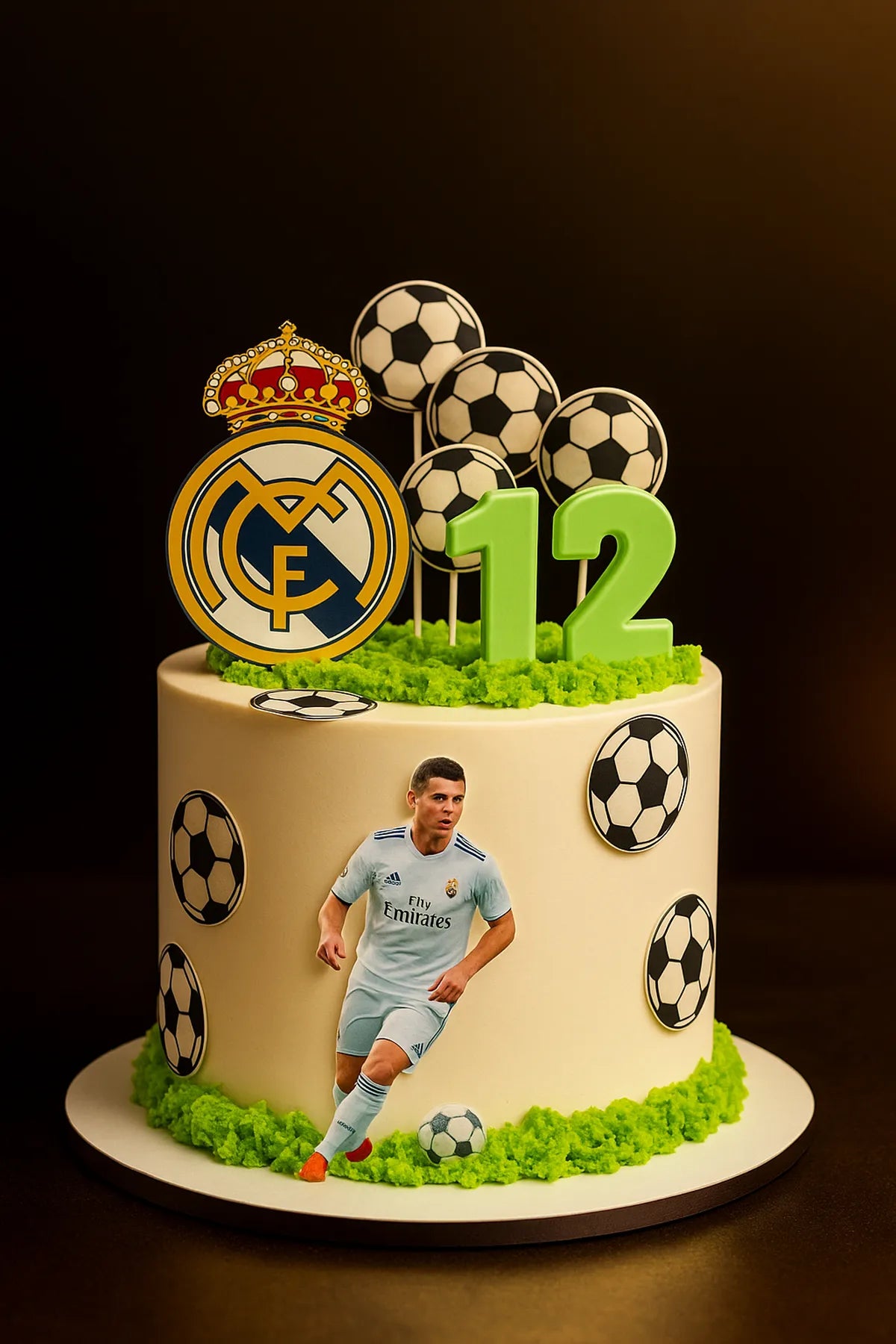 Football Crazy Ronaldo Birthday Cake in Meerut-The Baking Kaur