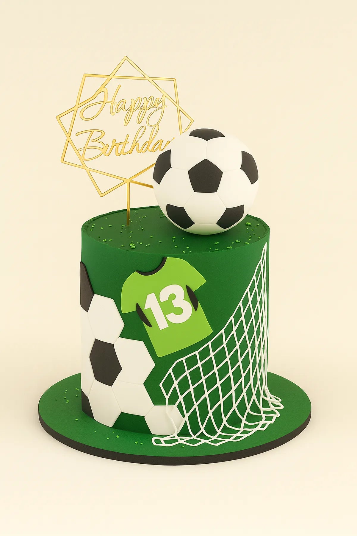 Football Ground Birthday Cake in Meerut-The Baking Kaur