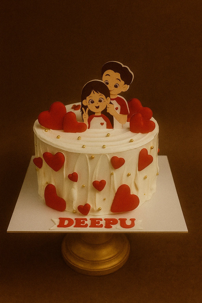 Forever Glow Anniversary Cake