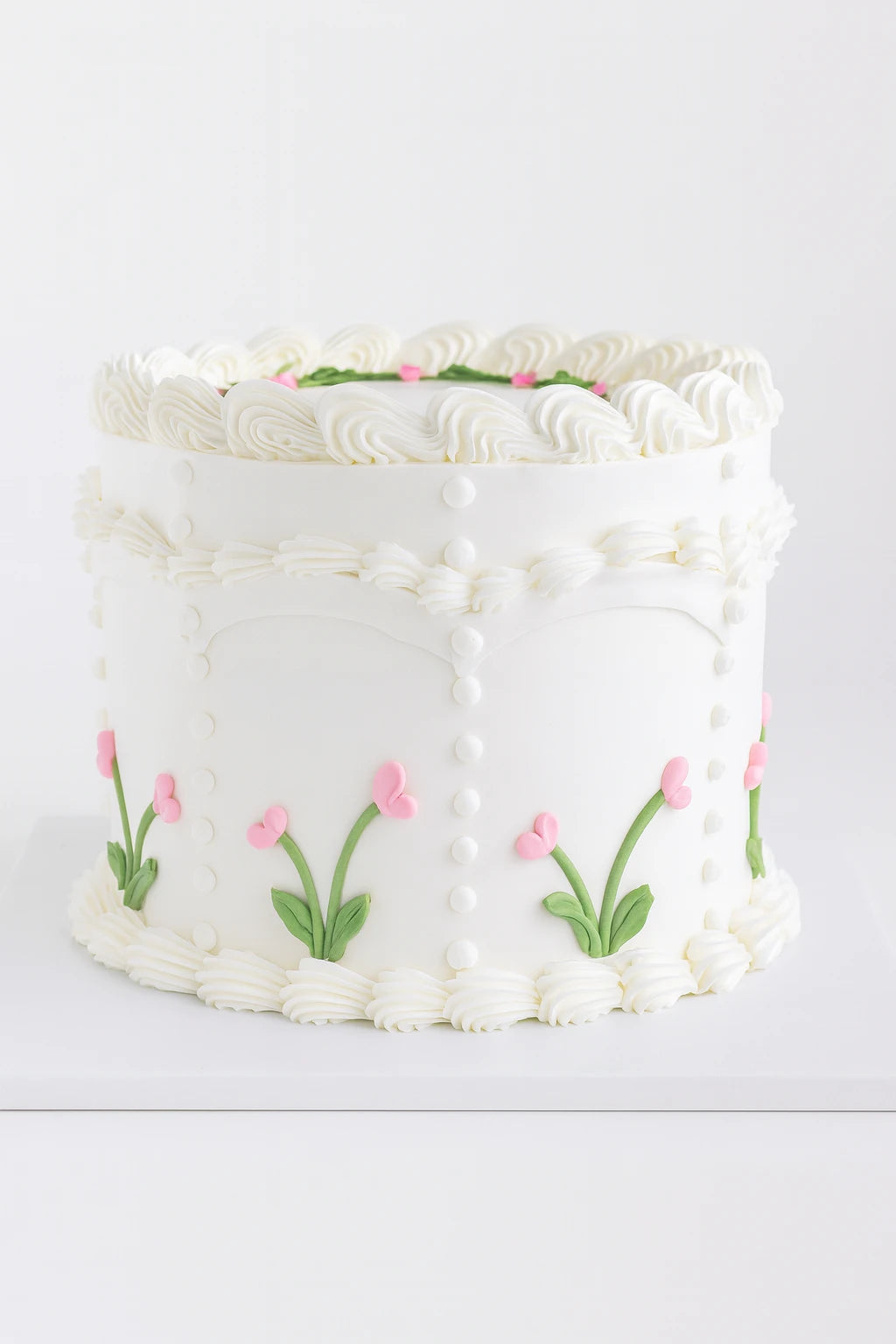 Forever Heart Birthday Cake