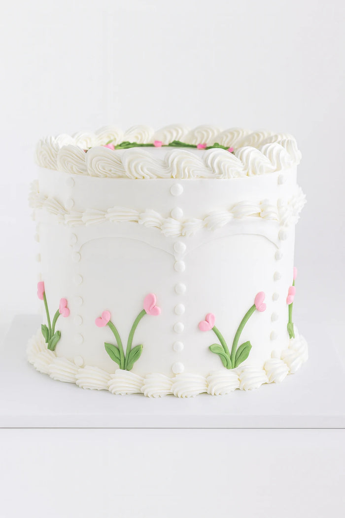 Forever Heart Birthday Cake