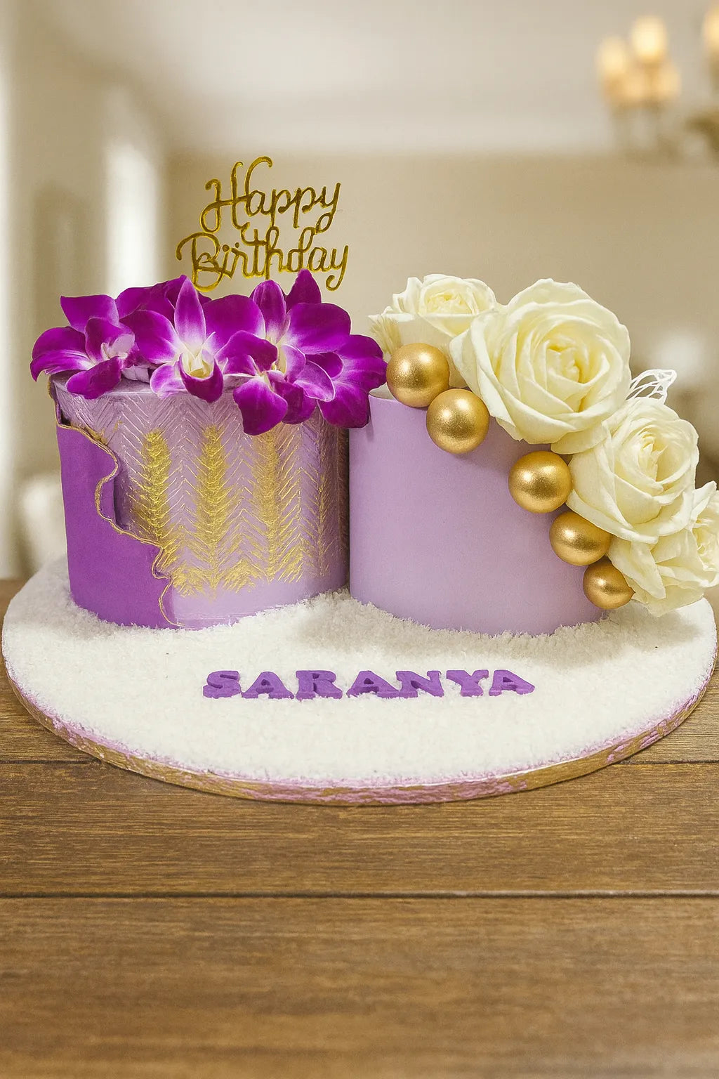 Forever Mine Anniversary Cake in Meerut-The Baking Kaur