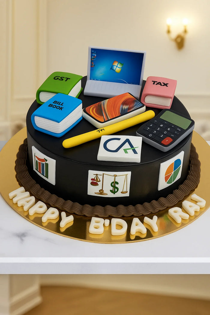 Future CA Theme Birthday Cake