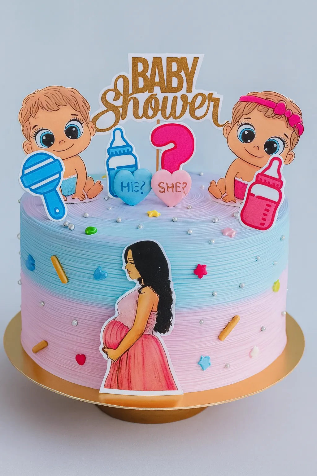 Gender Reveal Party Cake