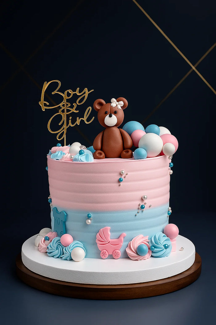 Gender Reveal Surprise Cake