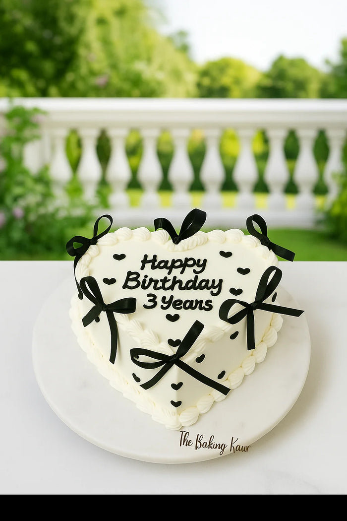 Golden Peak Birthday Cake