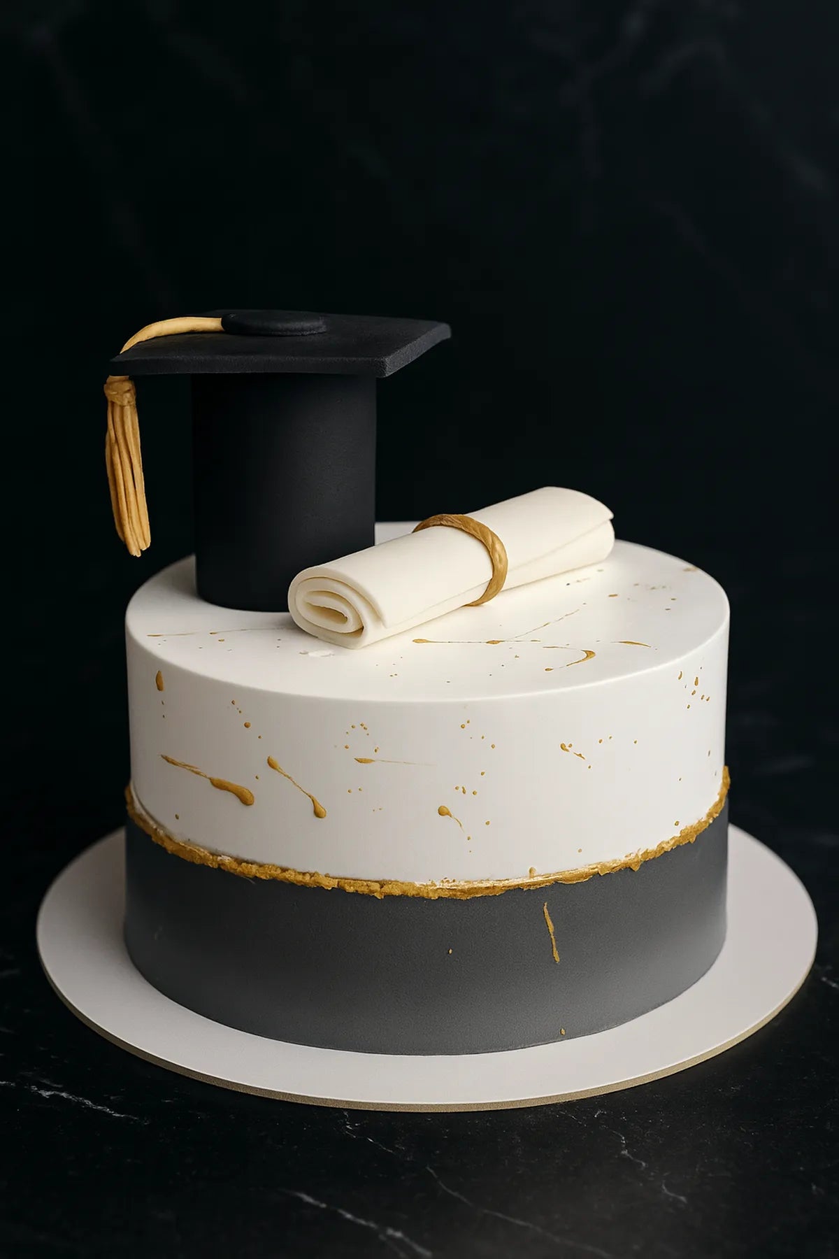 Graduation Scroll Degree Cake in Meerut-The Baking Kaur