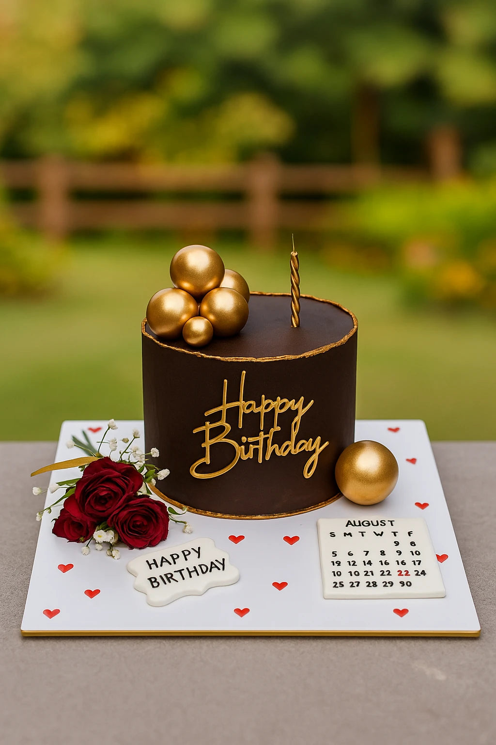 Grand Celebration Centerpiece Cake