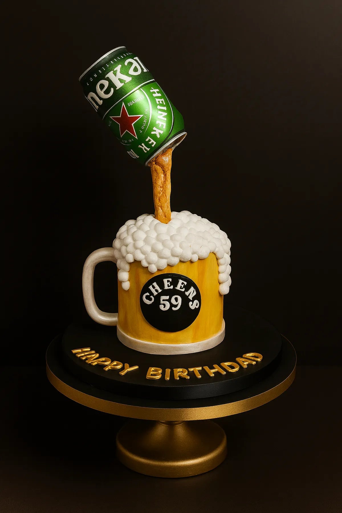 Heineken Celebration Birthday Cake in Meerut-The Baking Kaur