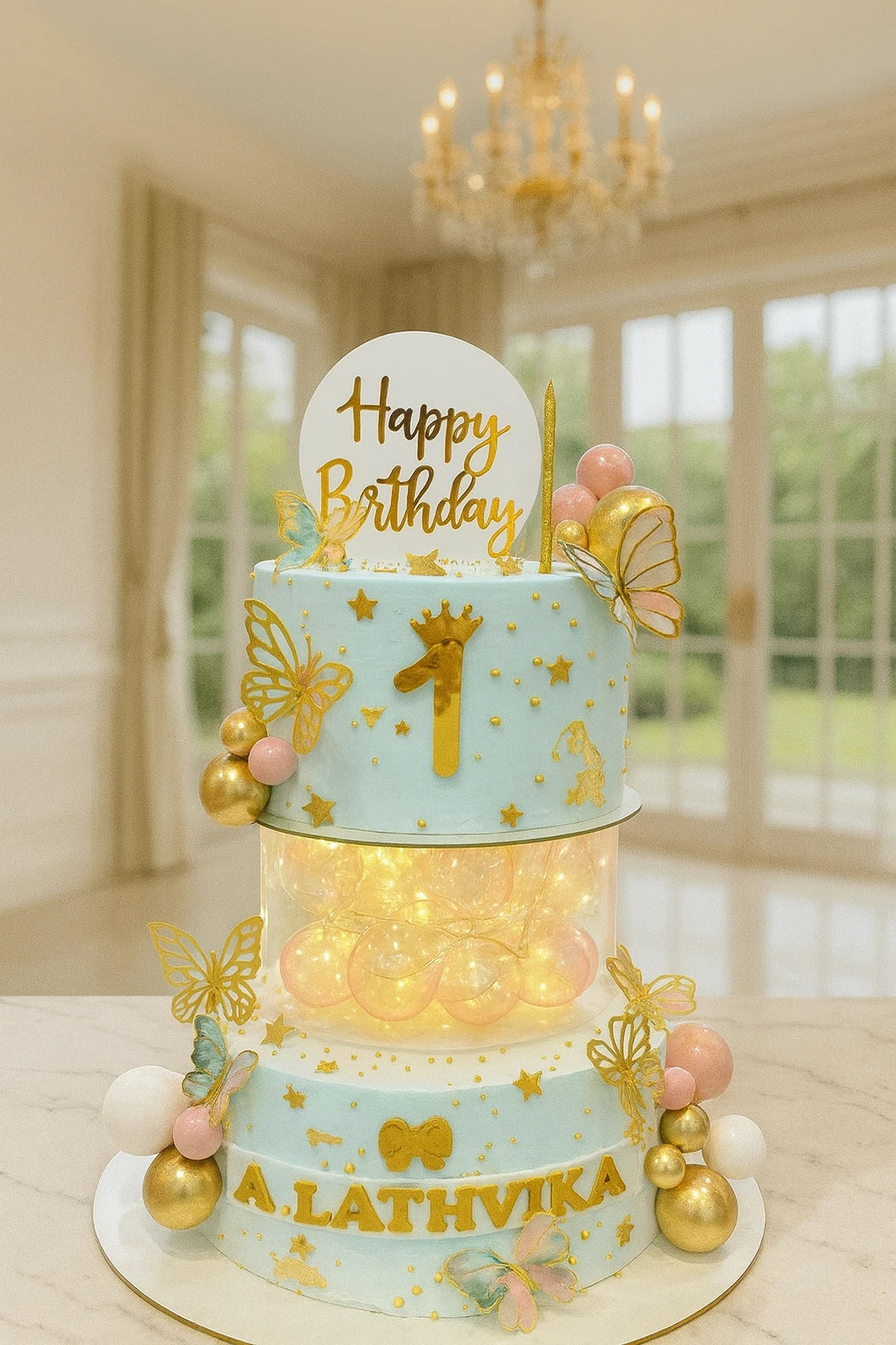 Infinite Luxe Birthday Cake