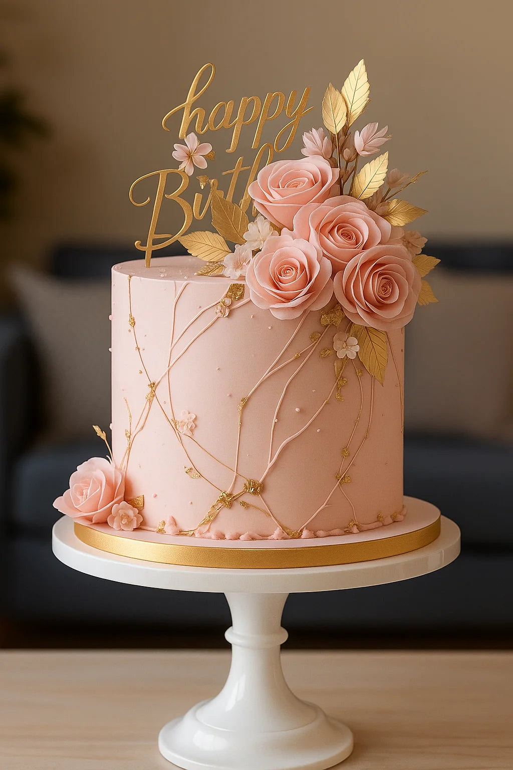 Infinity Love Anniversary Cake in Meerut-The Baking Kaur