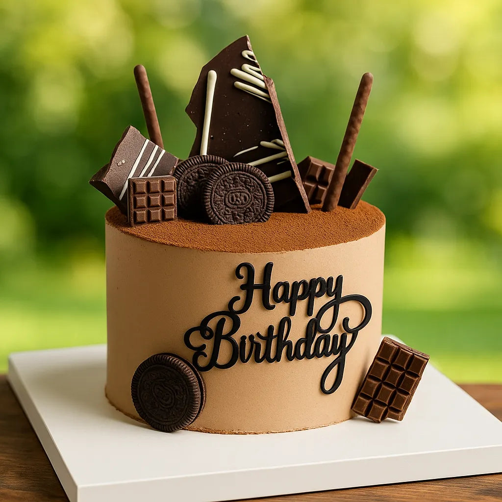 Joyful Aura Birthday Cake