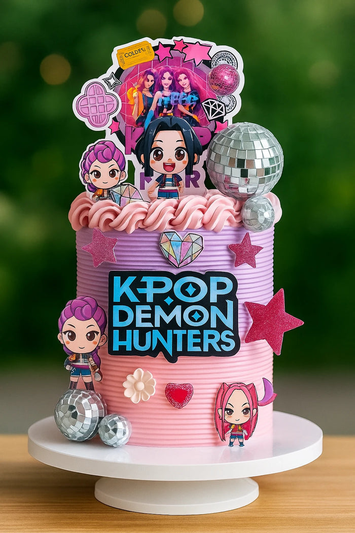 Kpop Music Theme Cake