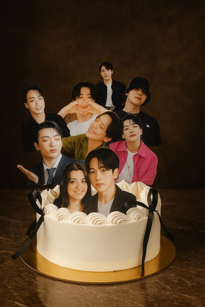 Kpop Theme Birthday Cake