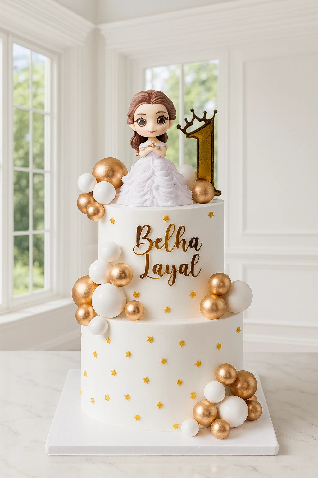 Little Princess First Birthday Cake