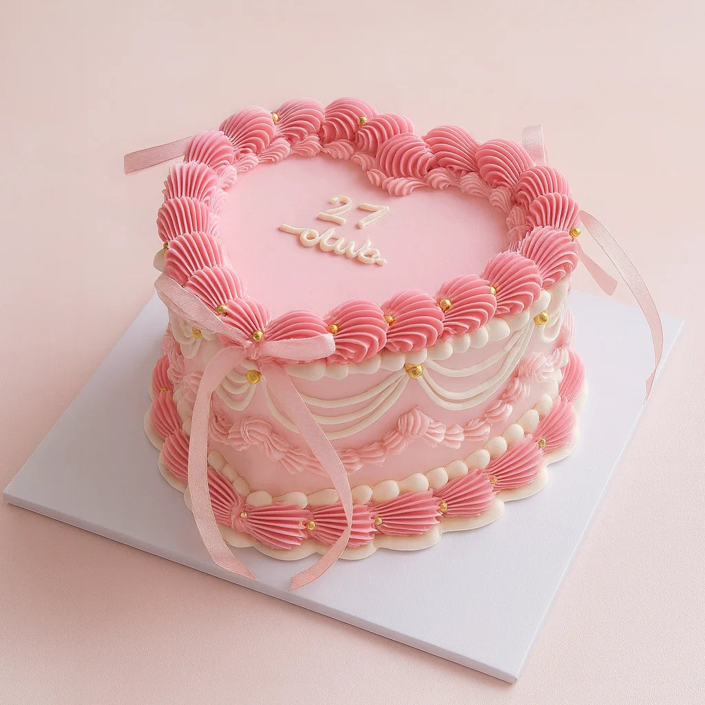 Love Infinity Anniversary Cake in Meerut-The Baking Kaur