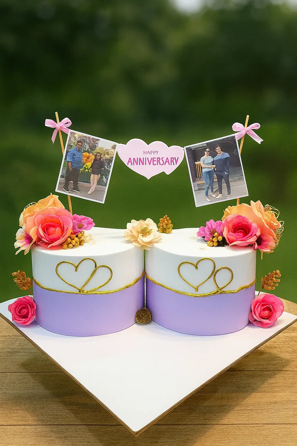 Luxe Halo Birthday Cake