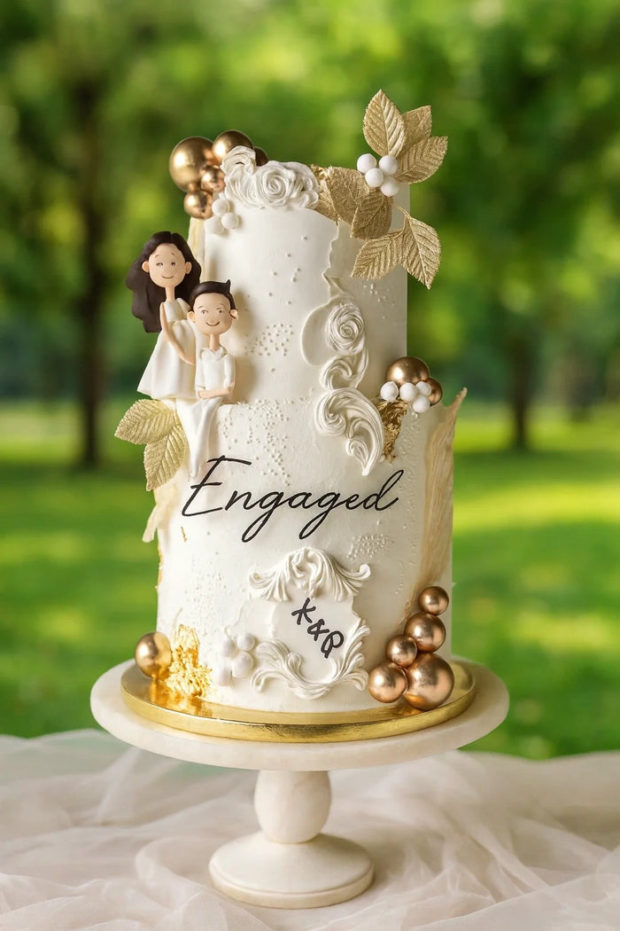 Luxe Layered Wedding Cake
