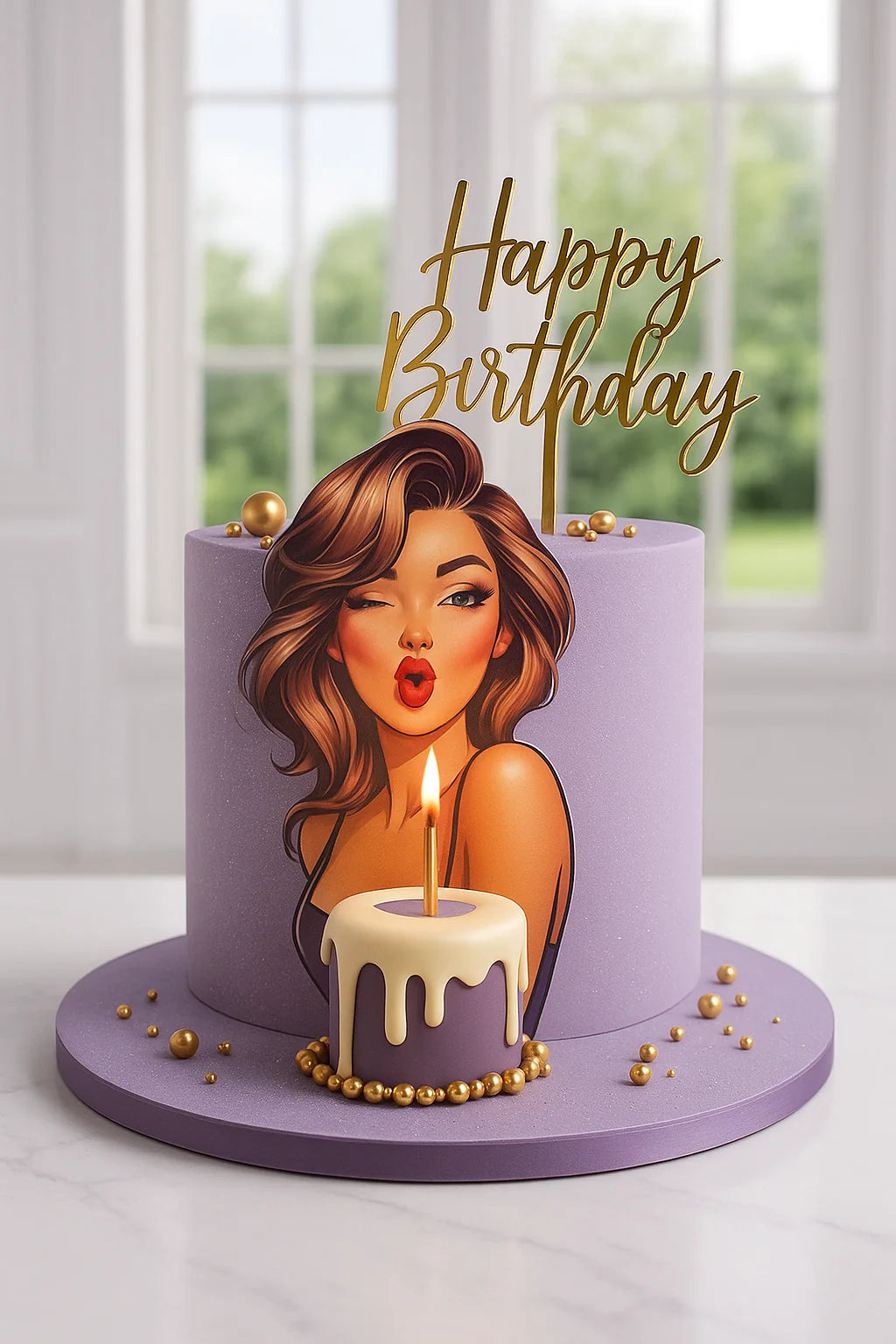 Luxe Moment Birthday Cake