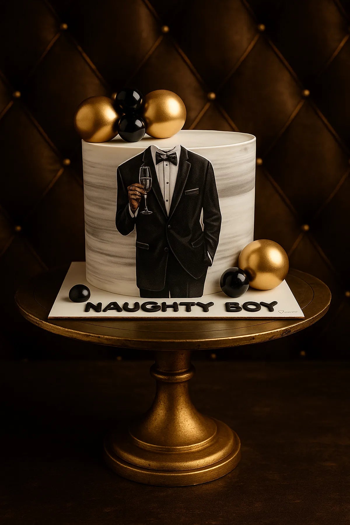Luxury Gentleman Suit Cake in Meerut-The Baking Kaur