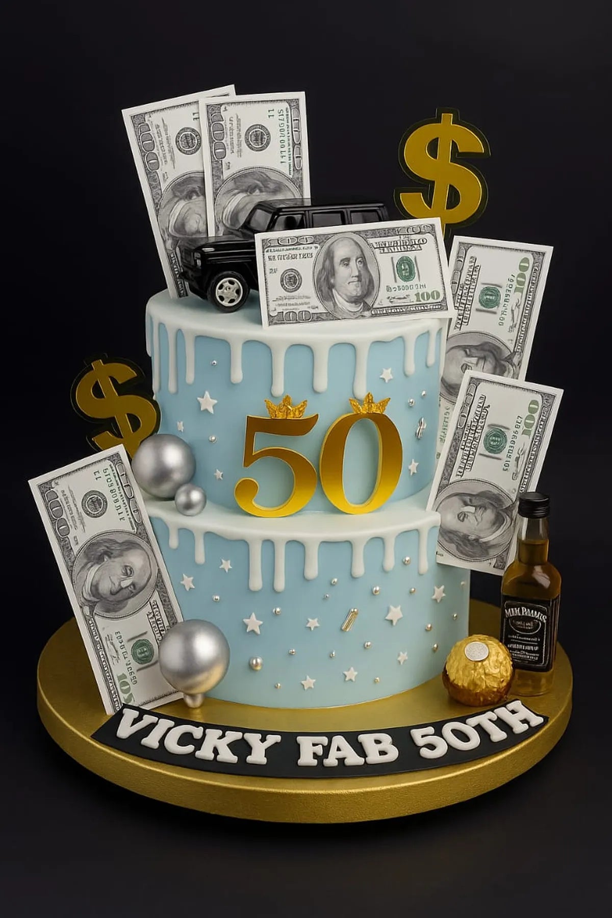 Luxury Money Dollar Cake in Meerut-The Baking Kaur