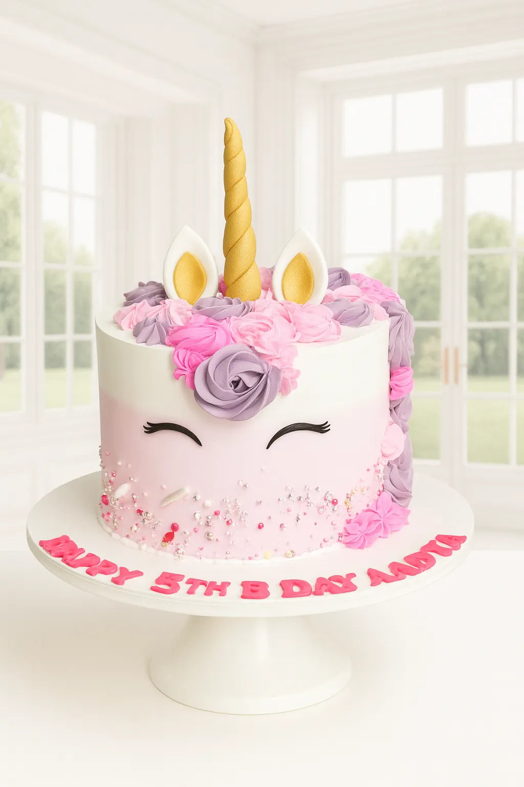 Magical Unicorn Birthday Cake