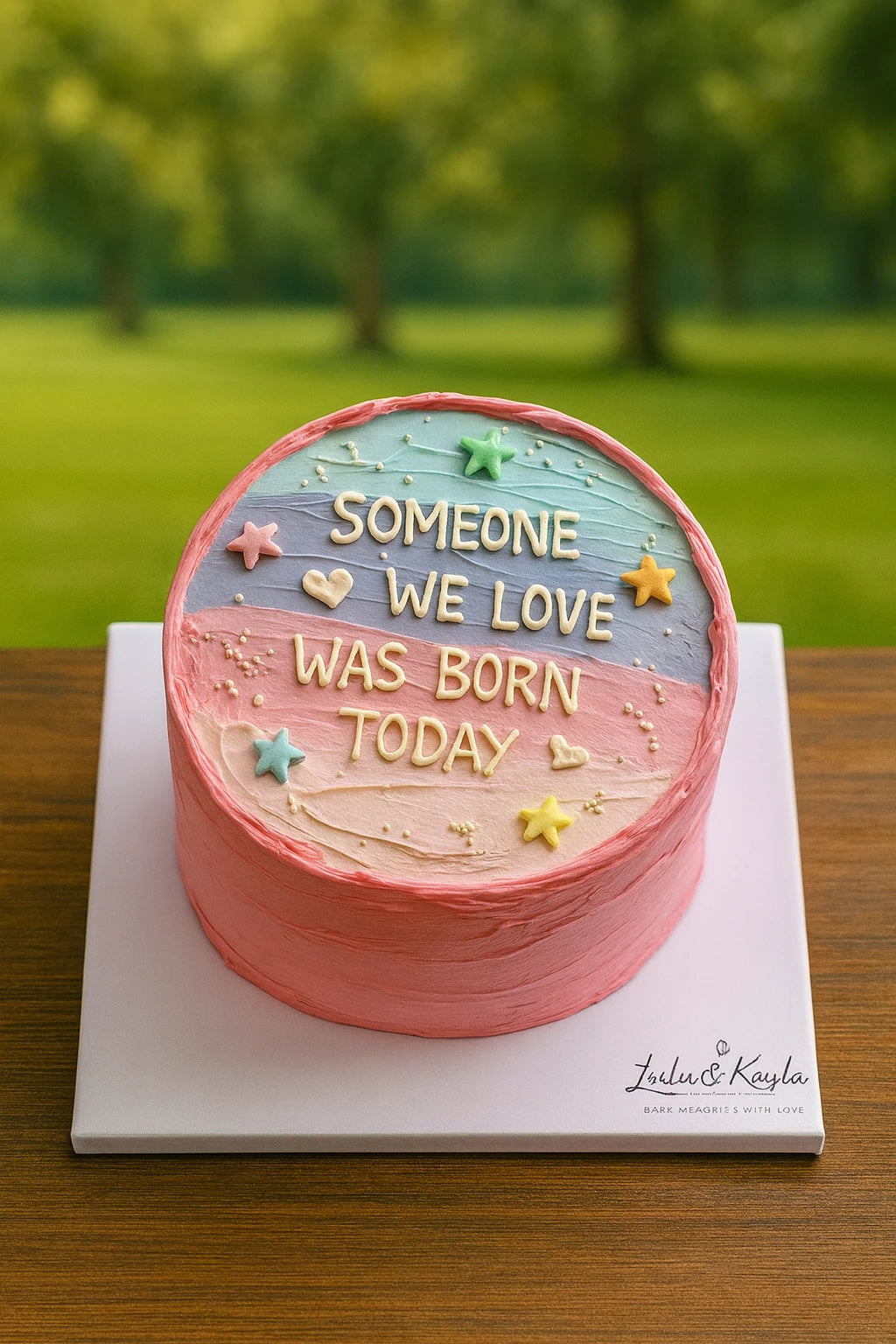 Majestic Light Birthday Cake