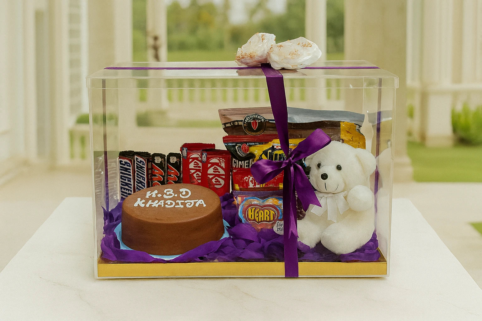 Milestone Birthday Cake Flower & Balloon Set