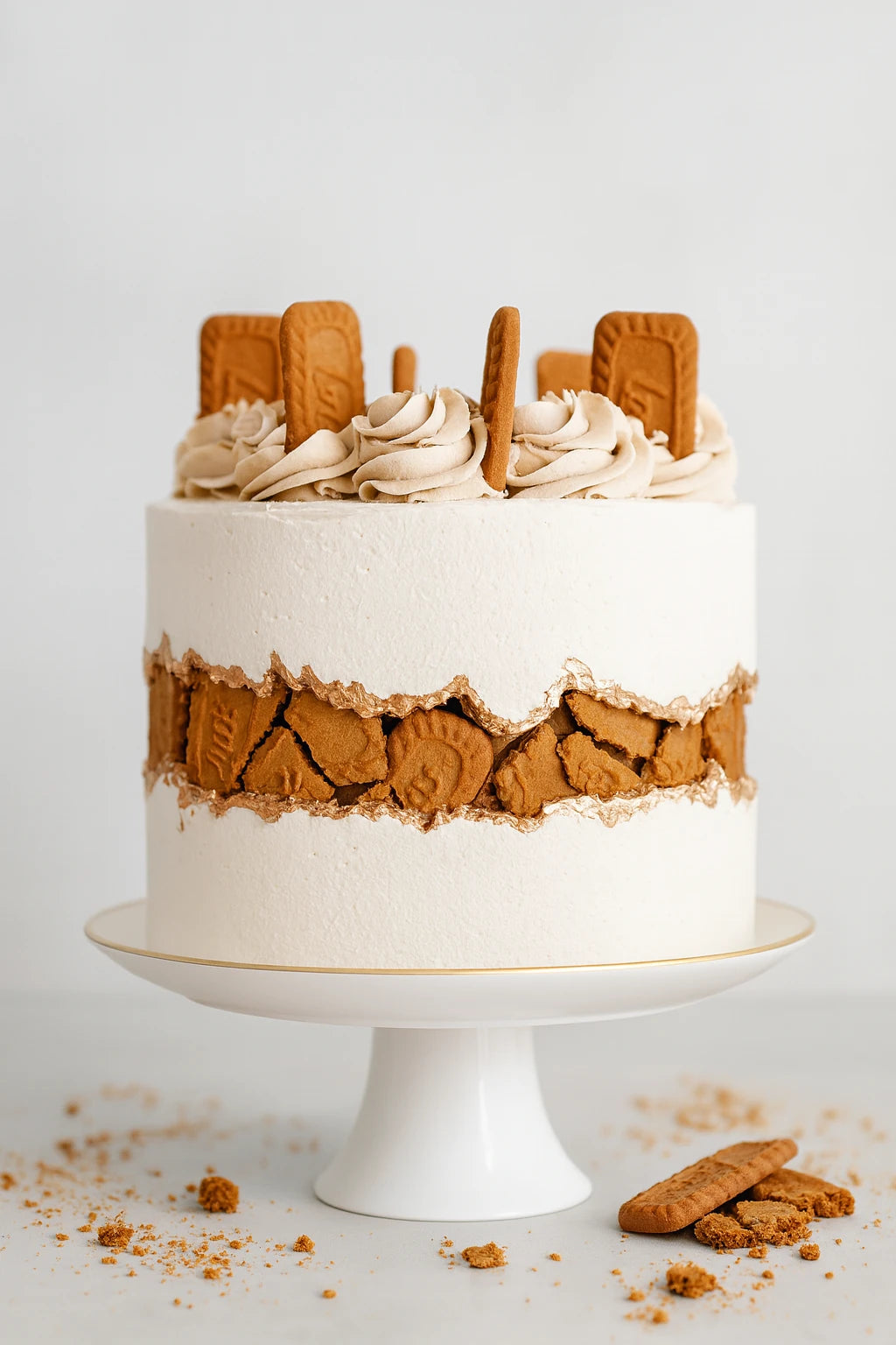 Minimal white birthday cake by The Baking Kaur, Meerut – elegant simple design.