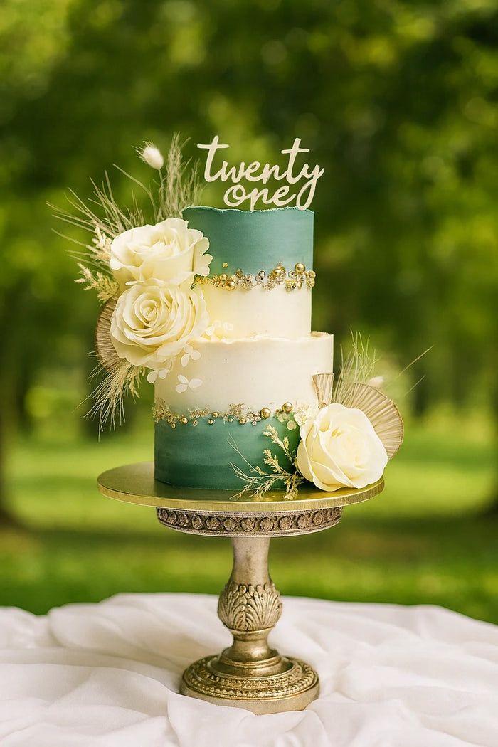Modern Art Wedding Cake