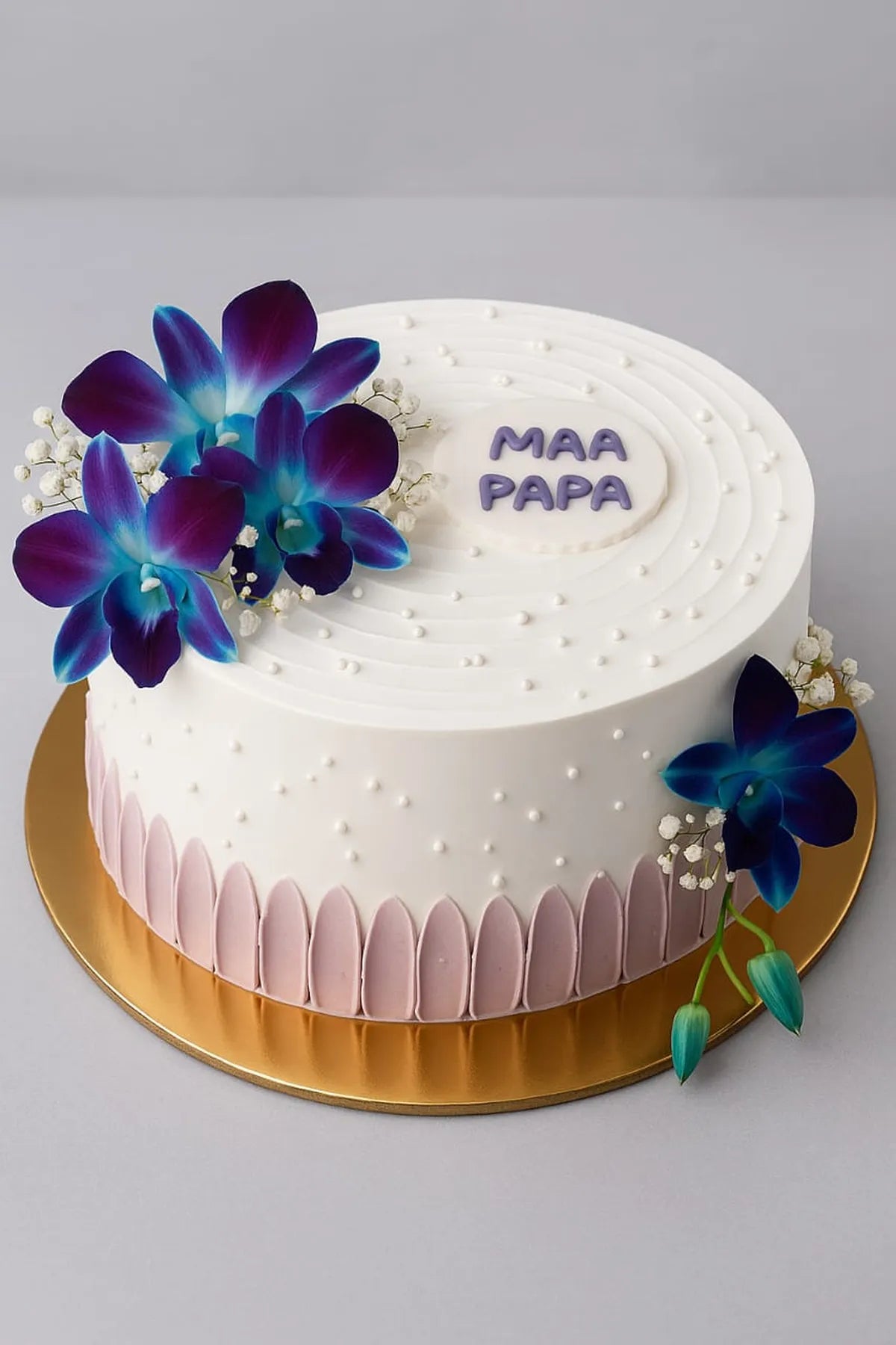 Mom Dad Cake in Meerut-The Baking Kaur