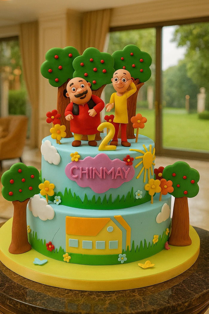 Motu Patlu Cake for Boys