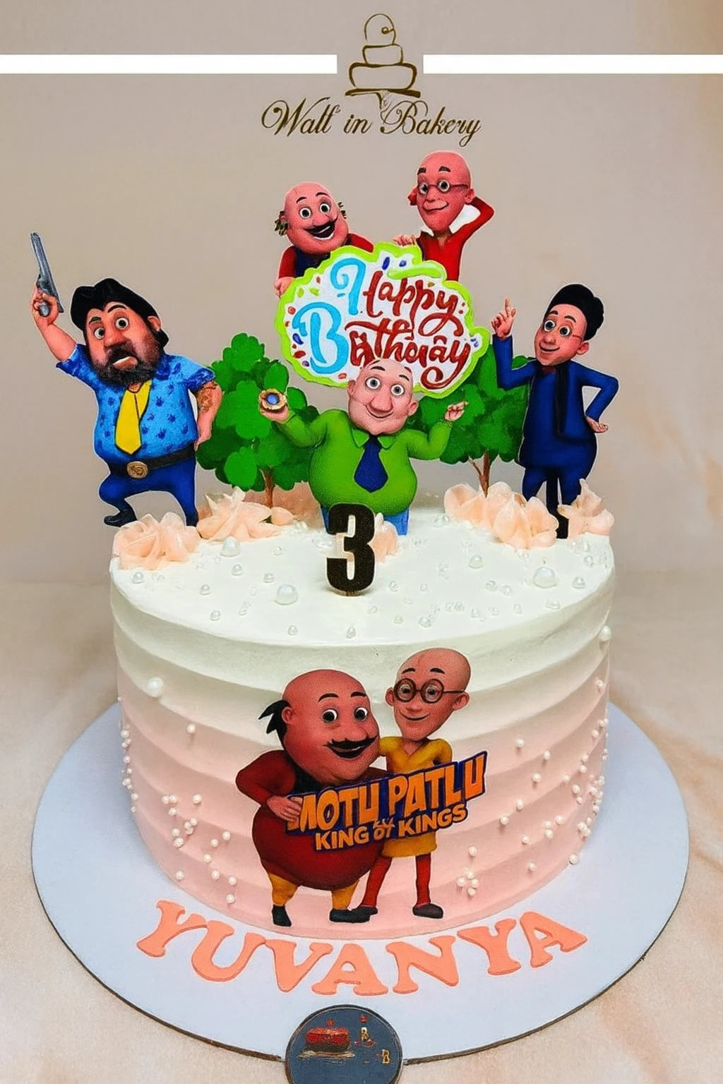 Motu Patlu Character Cake | The Baking Kaur