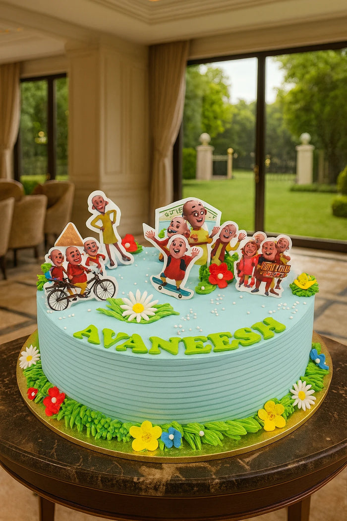 Motu Patlu Kids Birthday Cake
