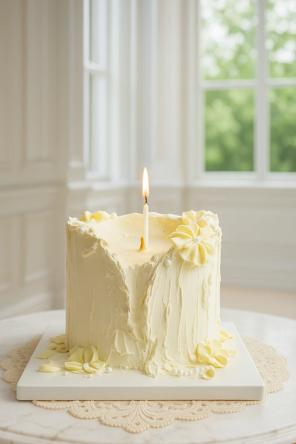 Never Ending Love Anniversary Cake in Meerut-The Baking Kaur