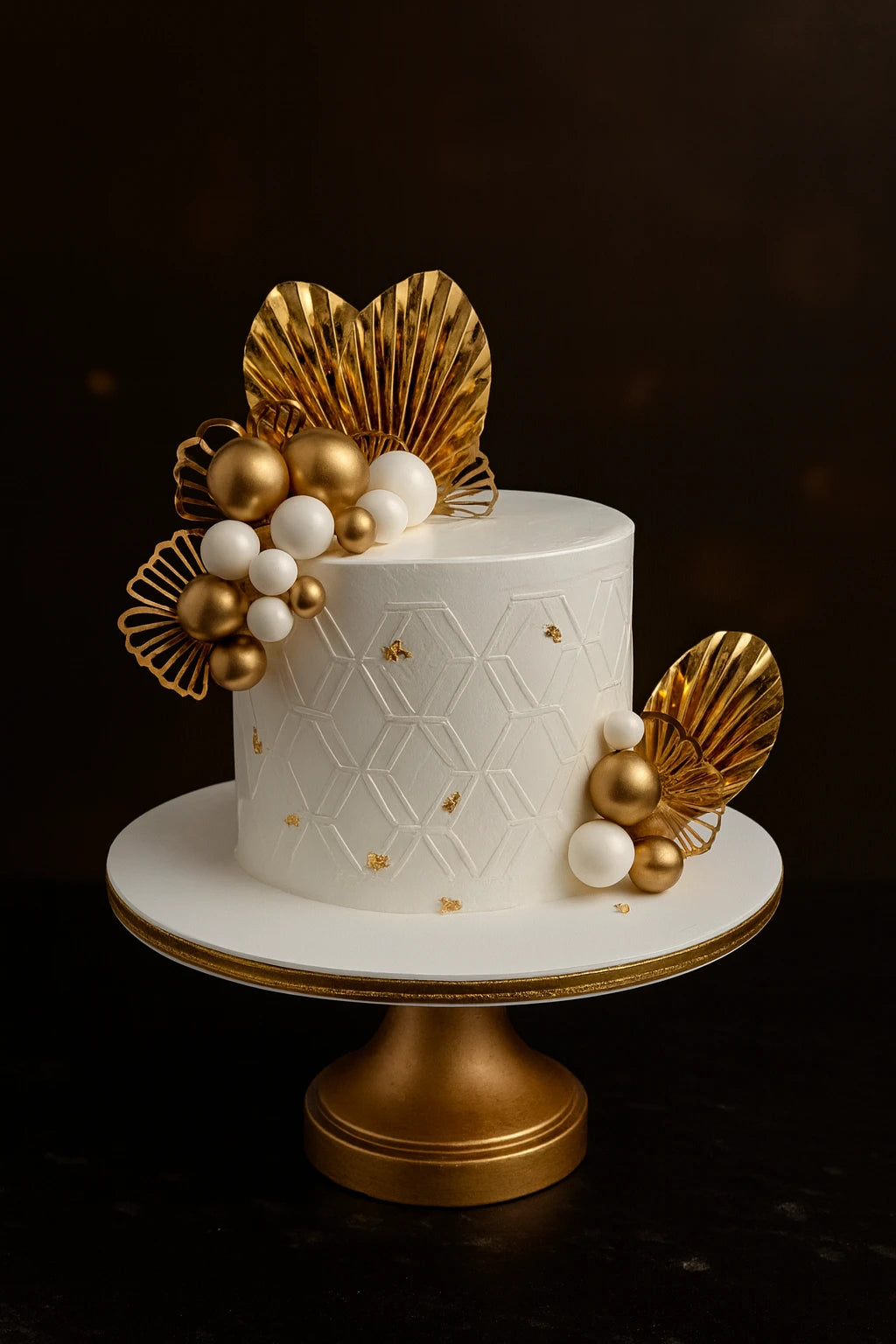 Opulent Shine Birthday Cake