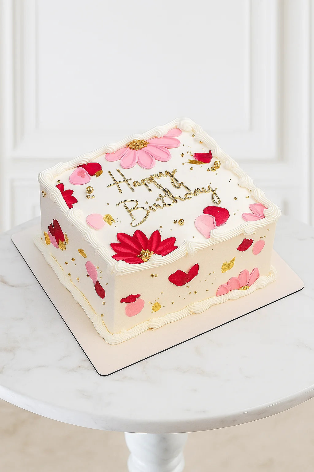 Orchid Luxe Birthday Cake