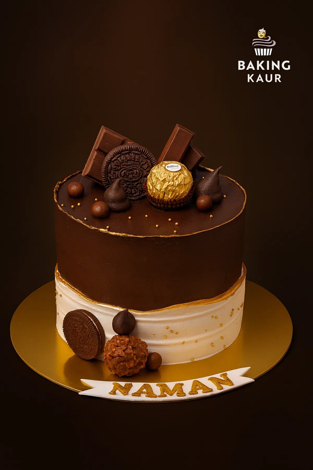 Overloaded Rocher Cake in Meerut-The Baking Kaur