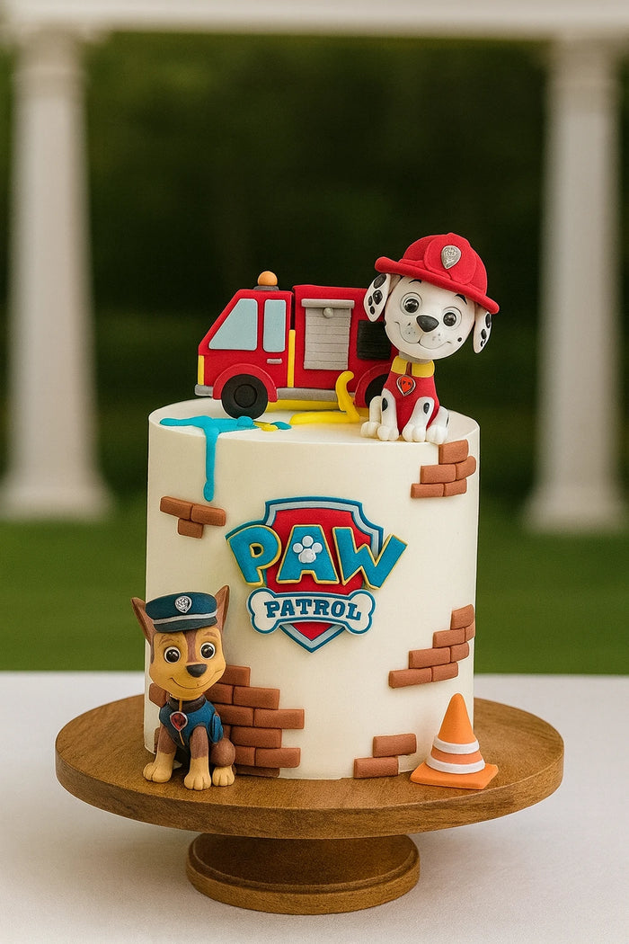 Paw Patrol Cartoon Theme Cake