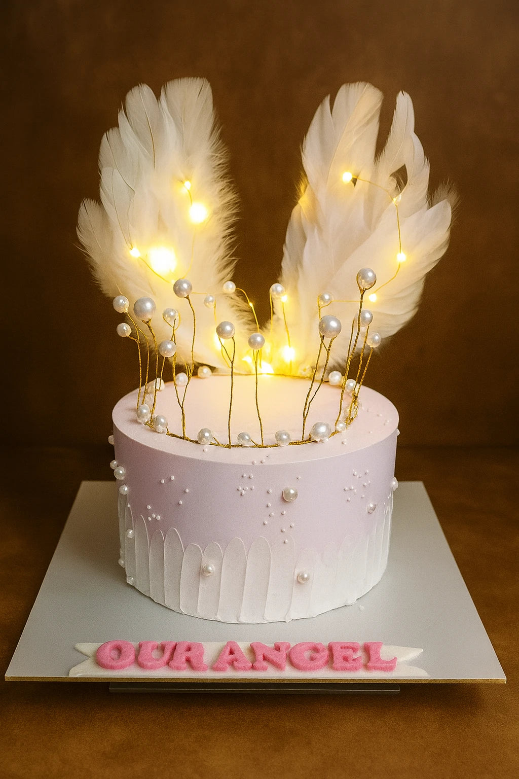 Platinum Aura Birthday Cake