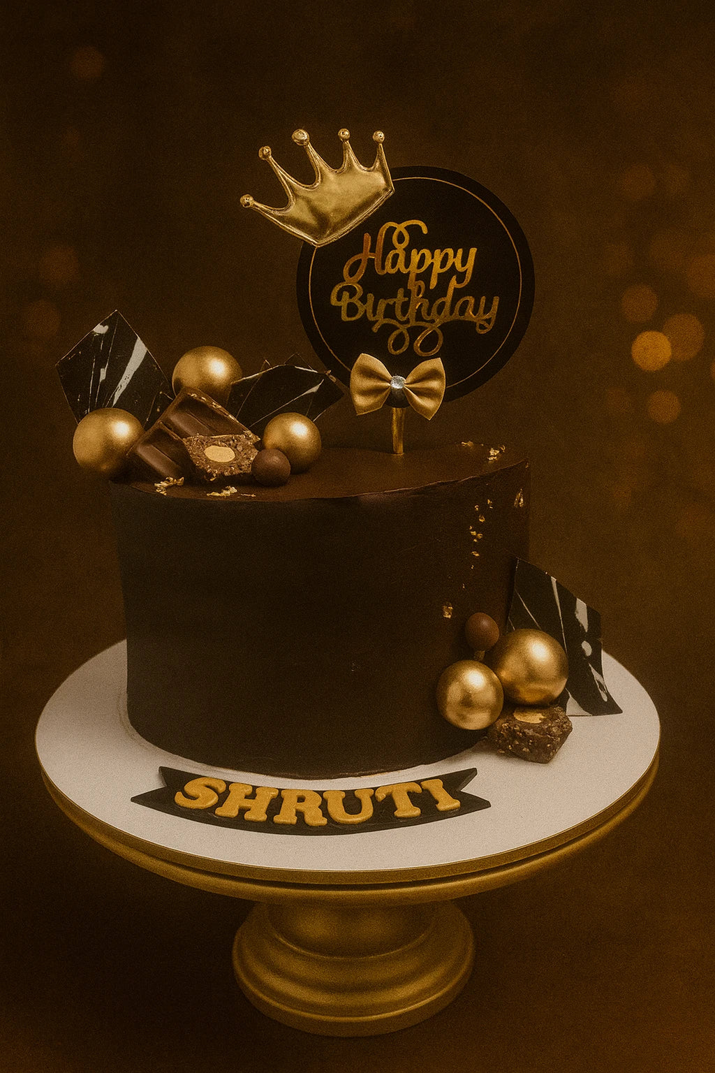 Platinum Grand Birthday Cake