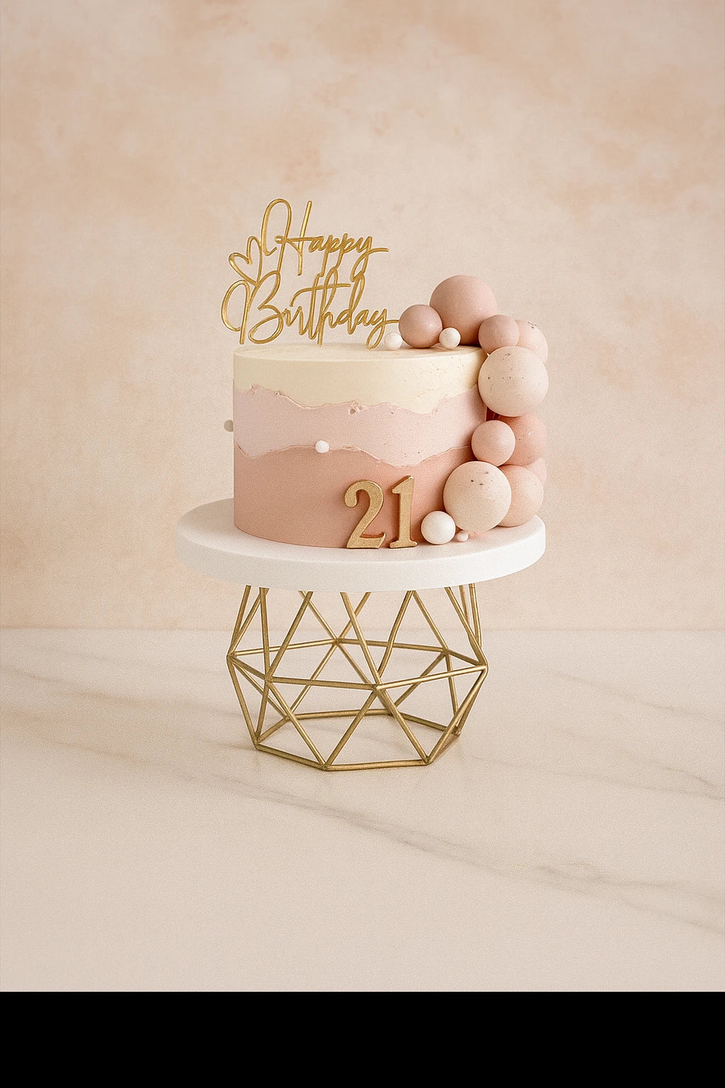 Prestige Glow Birthday Cake