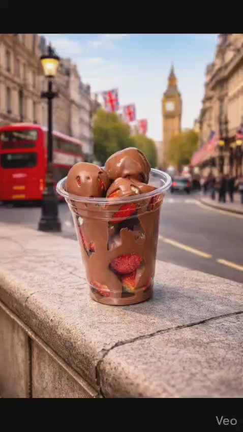 London viral strawberry dessert by The Baking Kaur in Meerut