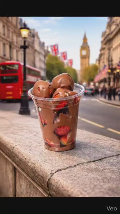 London viral strawberry dessert by The Baking Kaur in Meerut