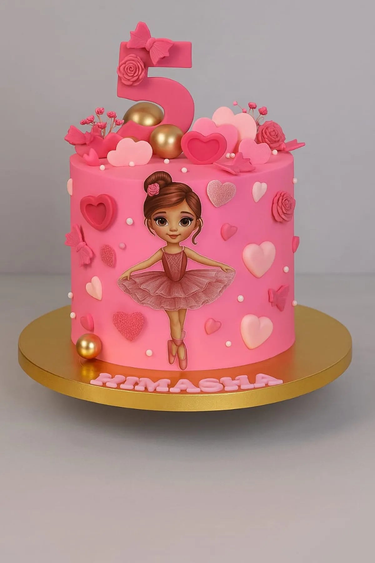 Princess Cream Designer Cake in Meerut-The Baking Kaur