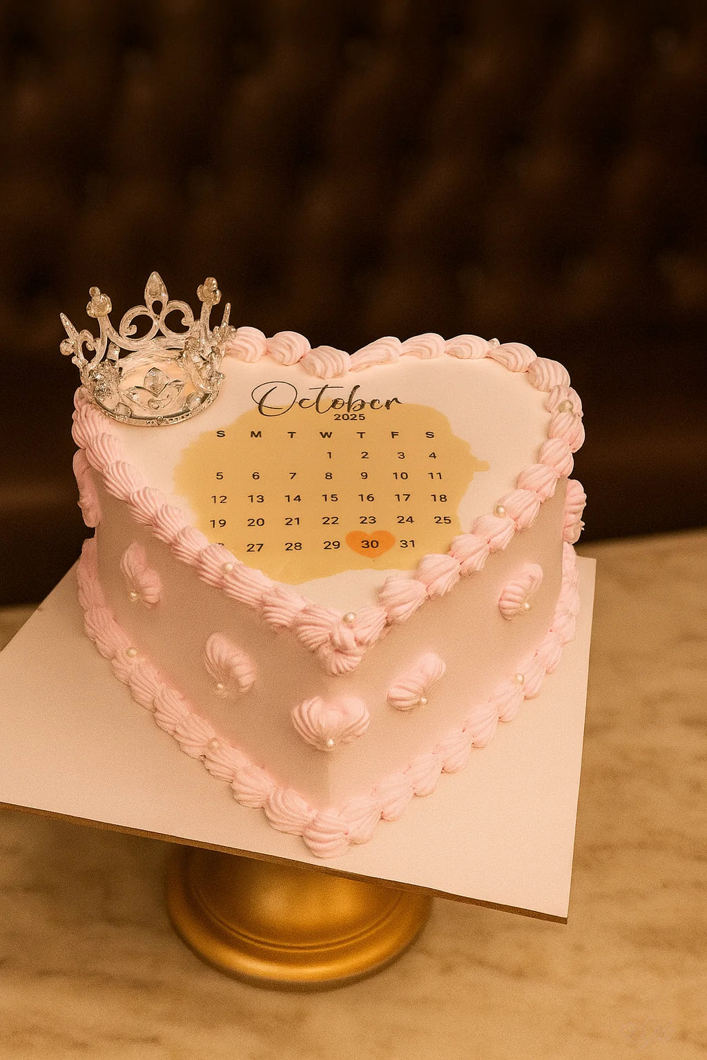 Pure Love Anniversary Cake in Meerut-The Baking Kaur