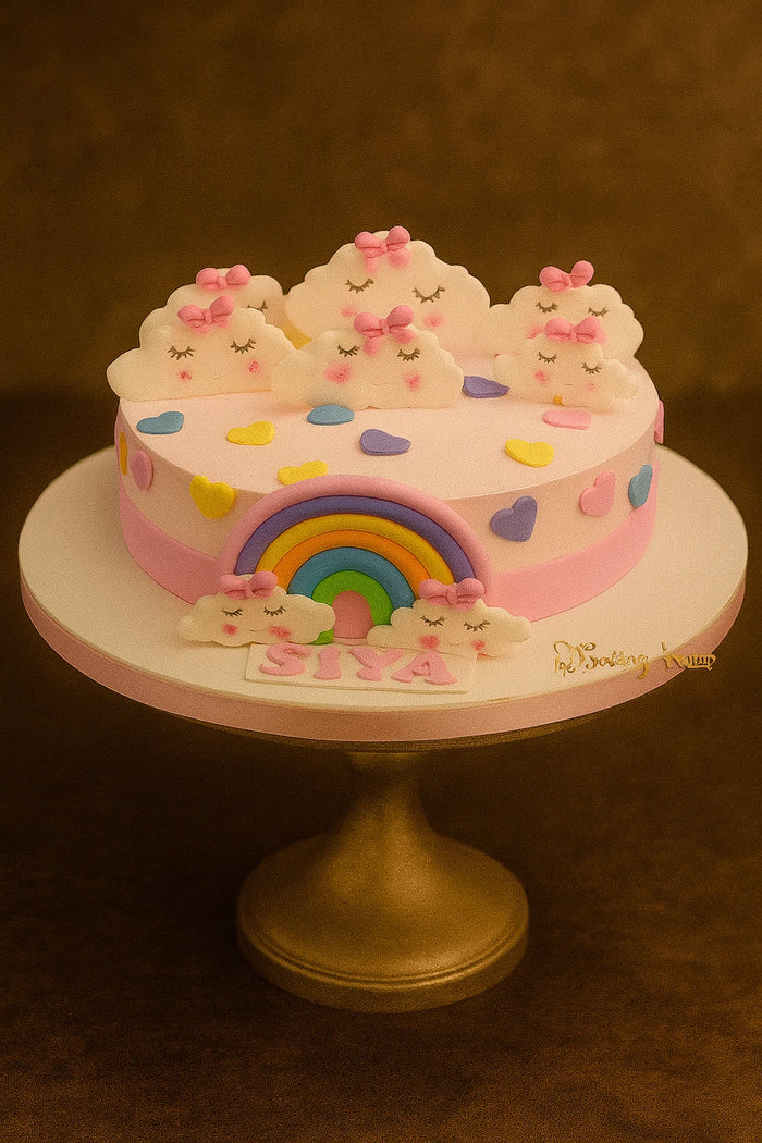 Rainbow Unicorn Birthday Cake