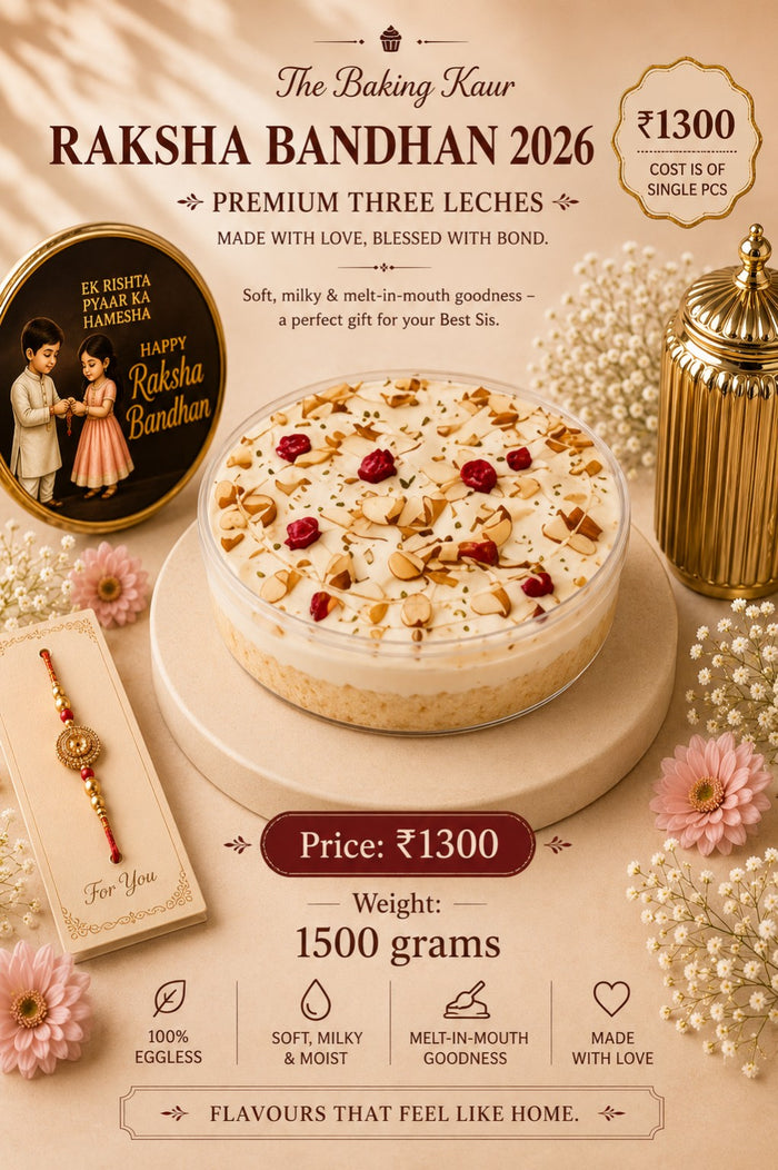 Premium Three Leches Dessert 1500g – Raksha Bandhan 2026 | Meerut