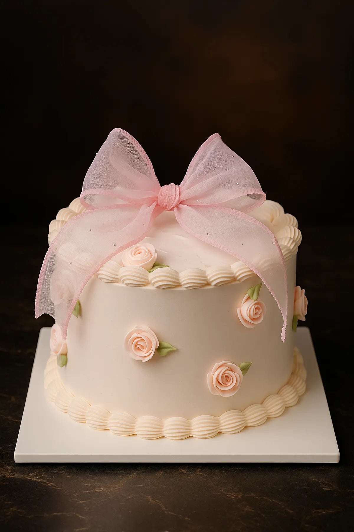 Ribbon Princess Cake in Meerut-The Baking Kaur