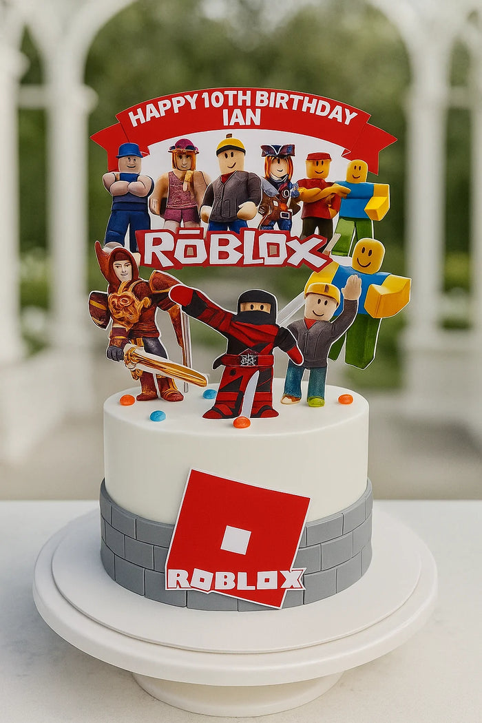 Roblox Adventure Theme Cake